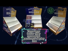 Recyclebare Pappe PDQ Anzeige kundengebundener Logo Retail Cardboard Counter Display