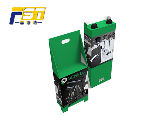 Popular Tool Folding Cardboard Trolley Box , Custom Paper Trolley Bag For Trade Show