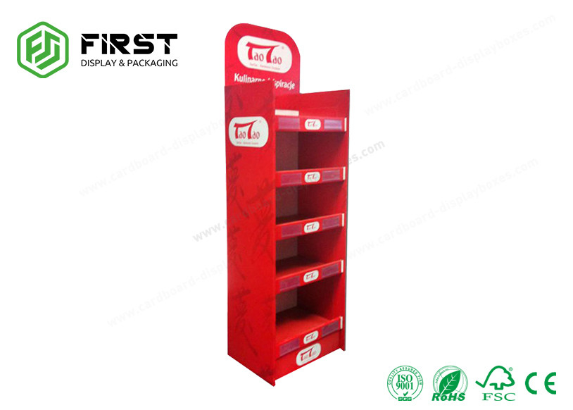 POP Custom Free Design Recyclable Cardboard Display Corrugated Paper Floor Display