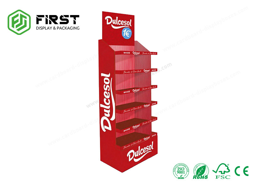 POP Custom Free Design Recyclable Cardboard Display Corrugated Paper Floor Display