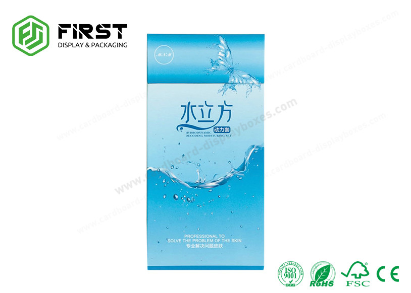 CMYK Printing OEM Customized Glossy Finish 2-Piece Cardboard Gift Box Packaging With Lid