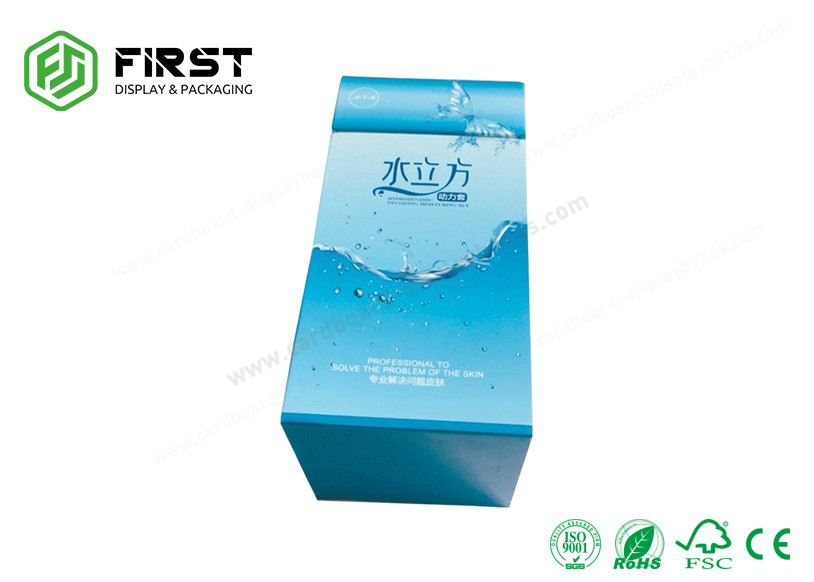CMYK Printing OEM Customized Glossy Finish 2-Piece Cardboard Gift Box Packaging With Lid